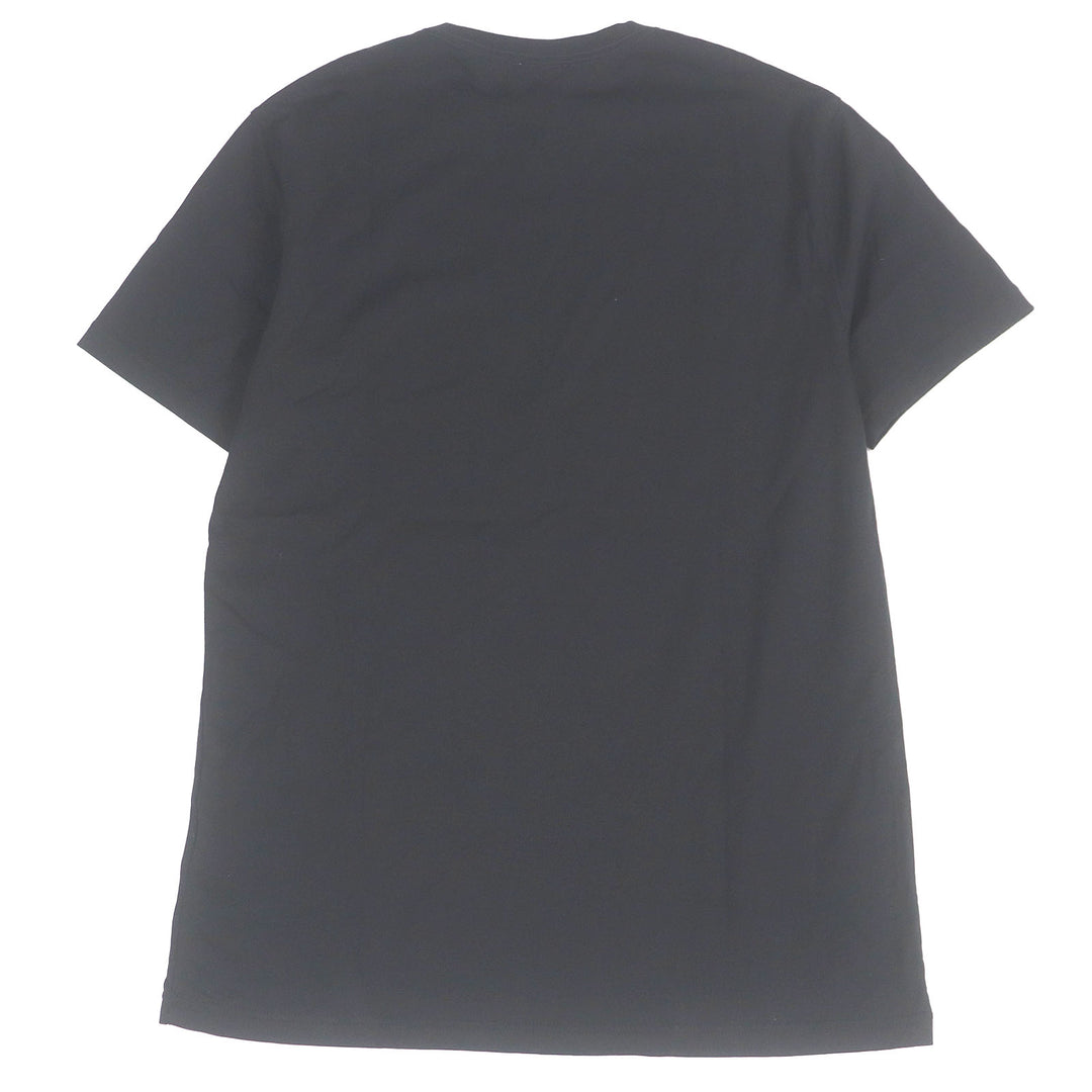 素晴らしいBURBERRY半袖Tシャツロゴ刺繍クルーネックブラック