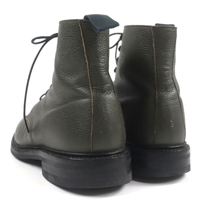 Great CROCKETT&JONES TOMORROWLAND Ankle boots BOWFELL Olive green leather mens 7 6135