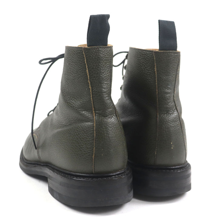 Great CROCKETT&JONES TOMORROWLAND Ankle boots BOWFELL Olive green leather mens 7 6135