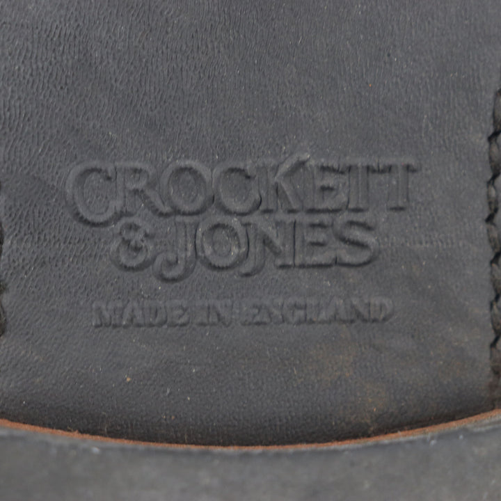 Great CROCKETT&JONES TOMORROWLAND Ankle boots BOWFELL Olive green leather mens 7 6135