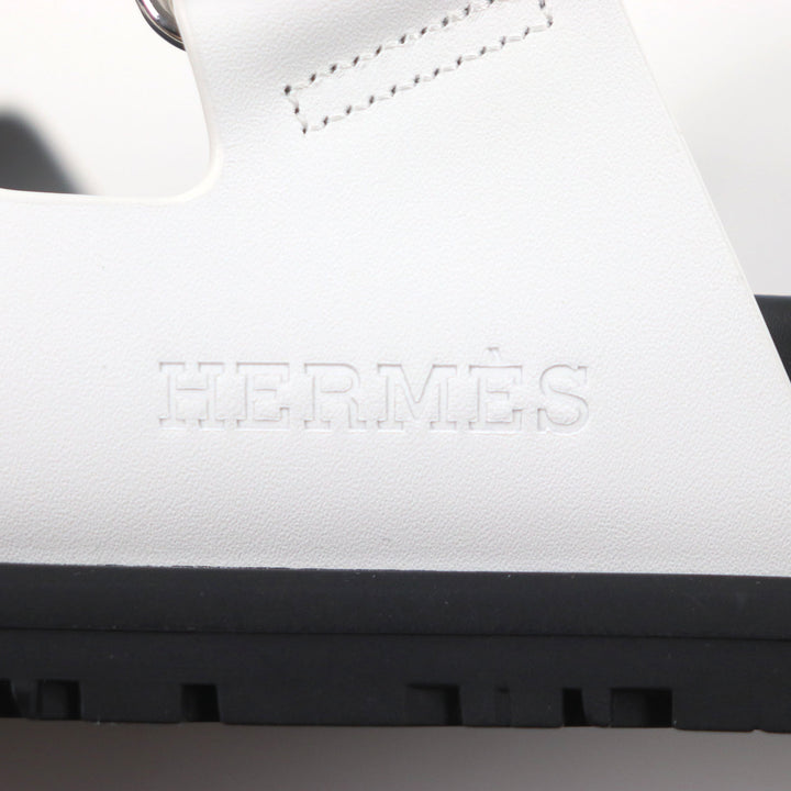 新品 HERMES サンダル シプレ ホワイトレザー メンズ 40