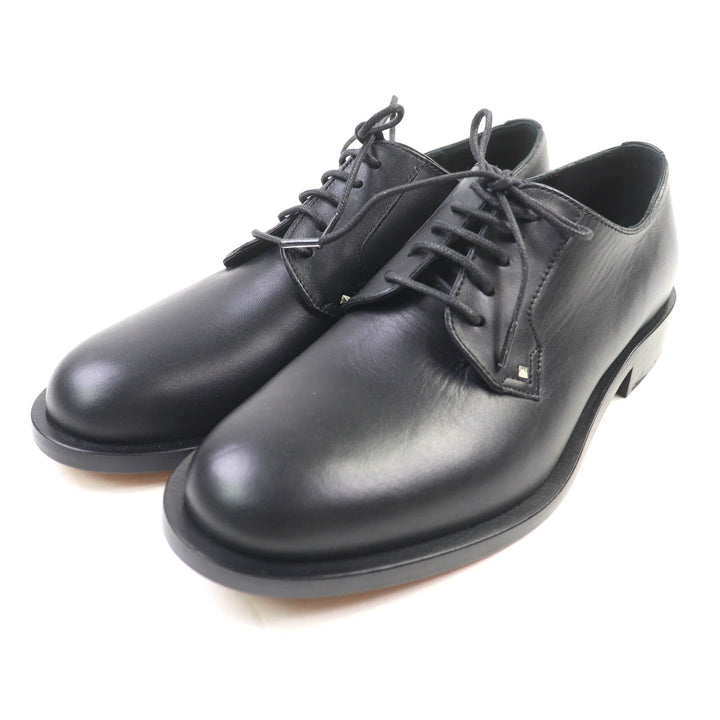 新品 Valentino Garavani レザーシューズ ロックスタッズ レースアップ ブラックレザー レディース 37