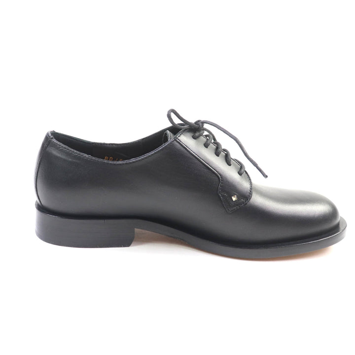 Pristine Valentino Garavani Leather shoes Rockstud lace-up black leather Women 37