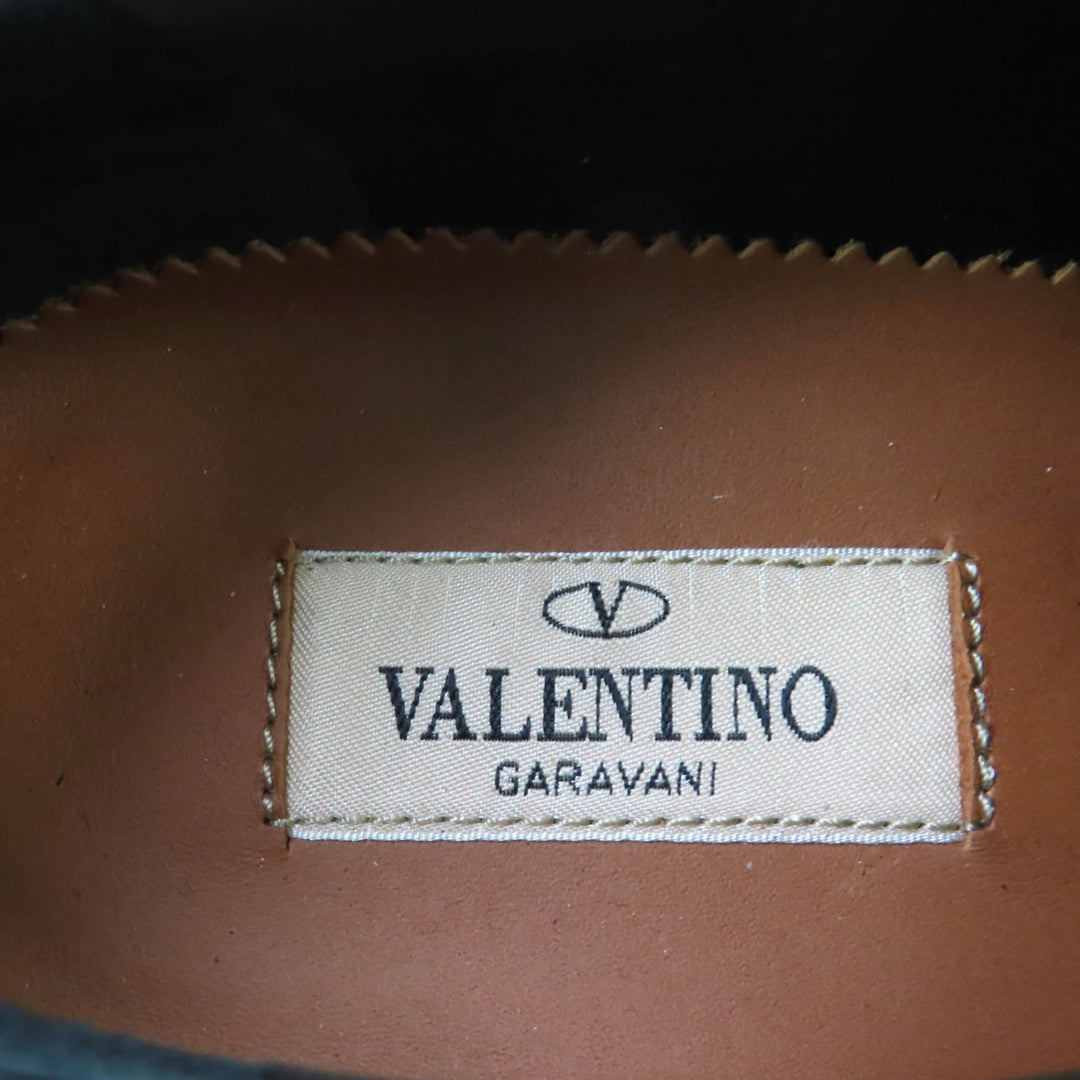 Pristine Valentino Garavani Leather shoes Rockstud lace-up black leather Women 37