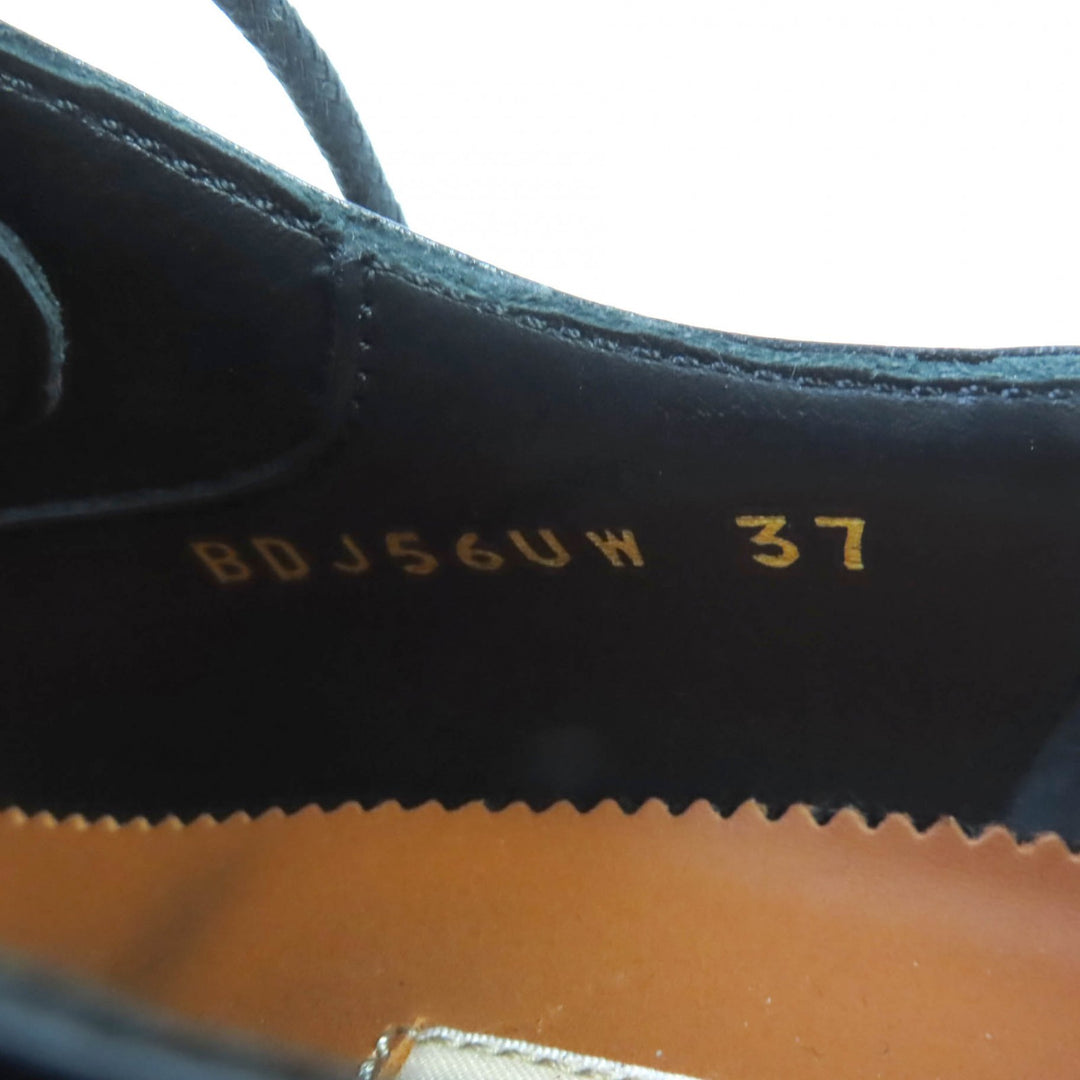 Pristine Valentino Garavani Leather shoes Rockstud lace-up black leather Women 37
