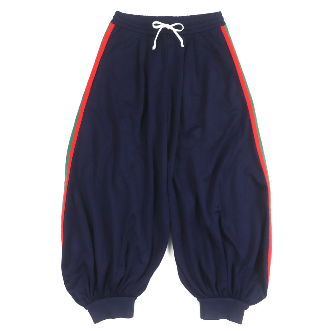 Pristine GUCCI Pants Balloon Technical Jersey Navy polyester mens XS 544191