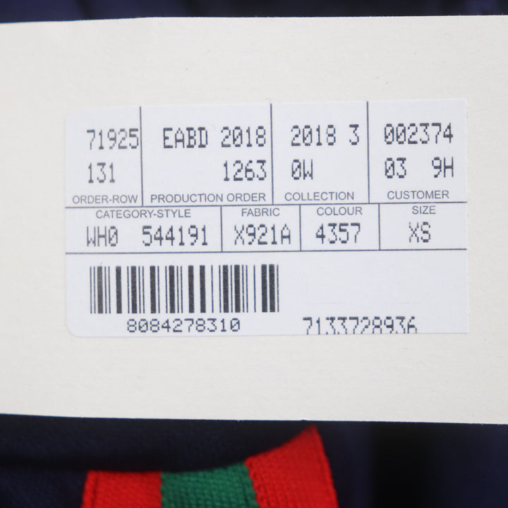 Pristine GUCCI Pants Balloon Technical Jersey Navy polyester mens XS 544191