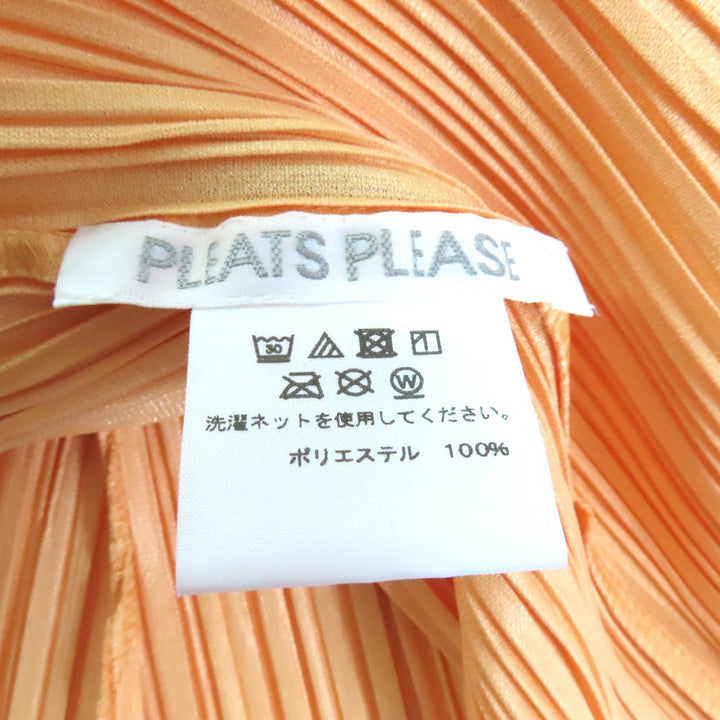 Excellent PLEATS PLEASE T-shirt Orange polyester Women 3 PP21-JK281