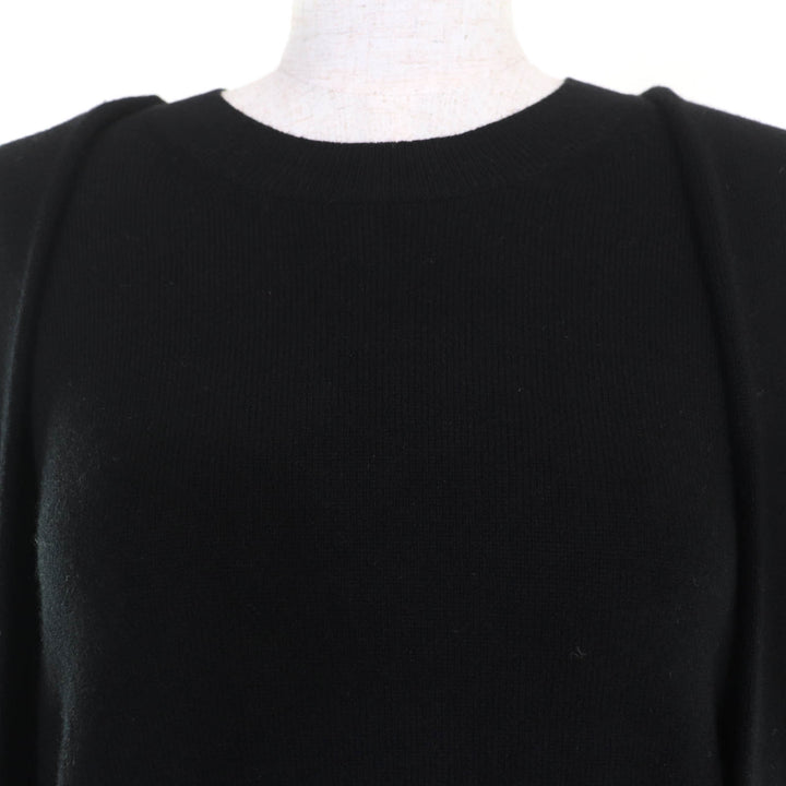 Great Alexander Wang knit Cashmere blend, long sleeves, irregular design black