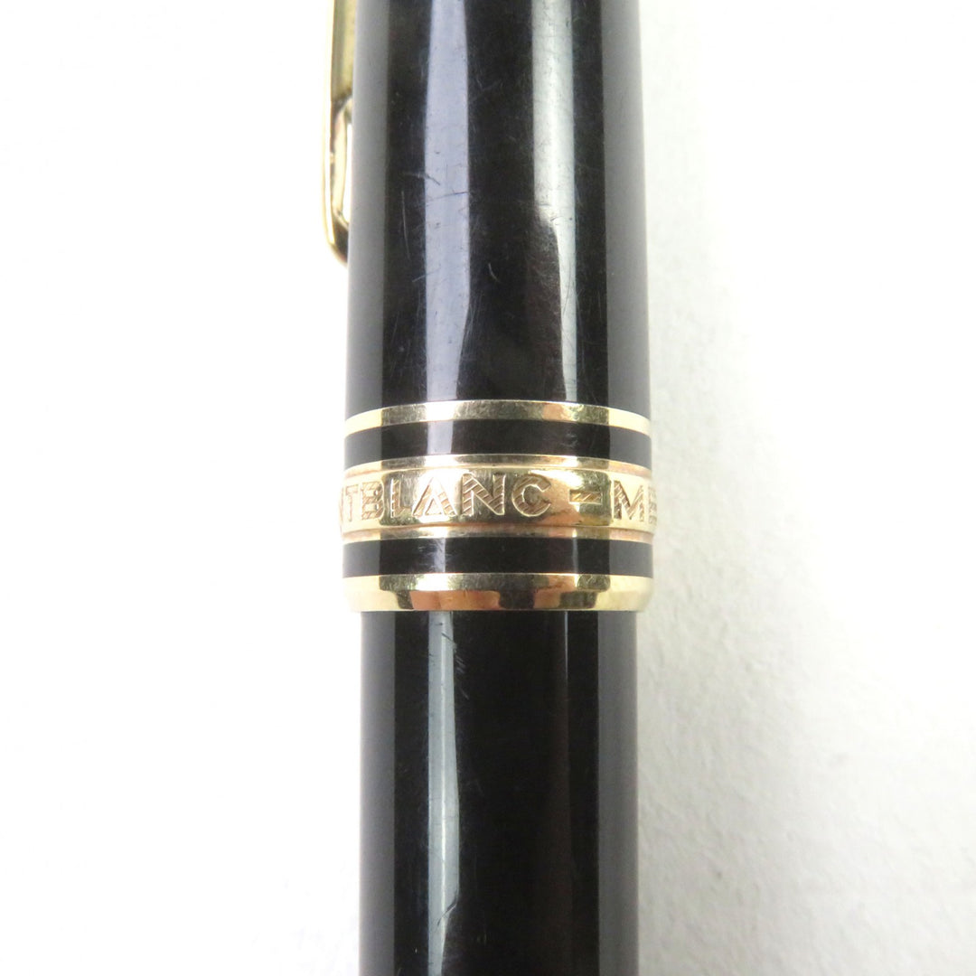 Very Good MONTBLANC Ballpoint pen Meisterstck Classic White Star Twist