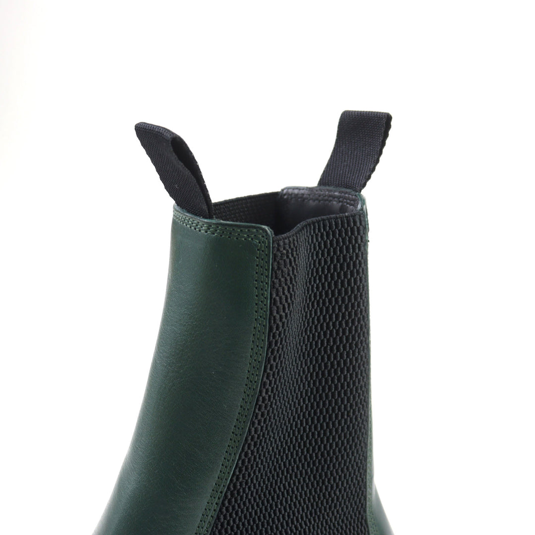 新品BURBERRYブーツ クリーパーチェルシーブーツ サイドゴア＆チャンキーラバーソール 40 8074918