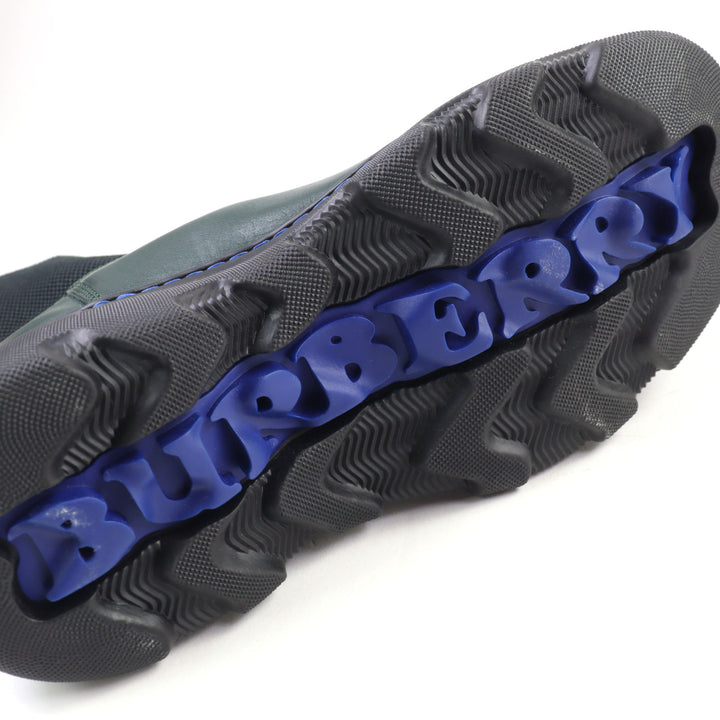 新品BURBERRYブーツ クリーパーチェルシーブーツ サイドゴア＆チャンキーラバーソール 40 8074918