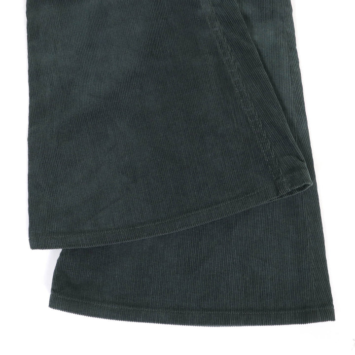 Great CELINE Pants Corduroy flare Dark green cotton Women 24