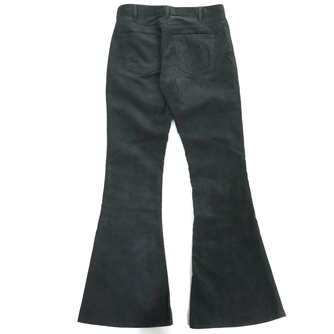 Great CELINE Pants Corduroy flare Dark green cotton Women 24