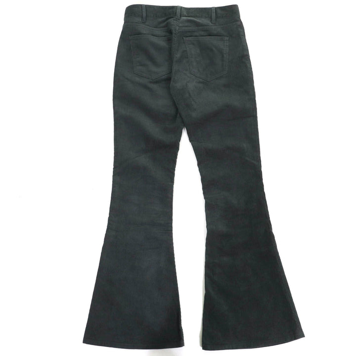 Great CELINE Pants Corduroy flare Dark green cotton Women 24