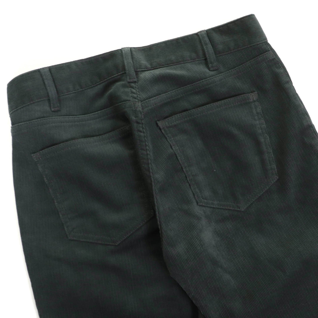 Great CELINE Pants Corduroy flare Dark green cotton Women 24