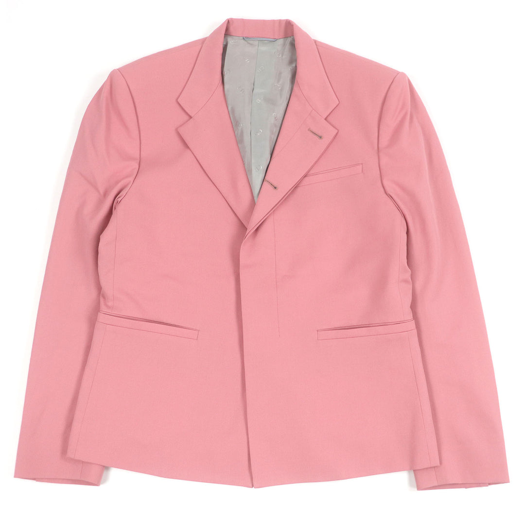 DIOR×Cactus Jack Jacket オフィサーカラージャケット ピンク ウール メンズ 48 283C251A4739 美品