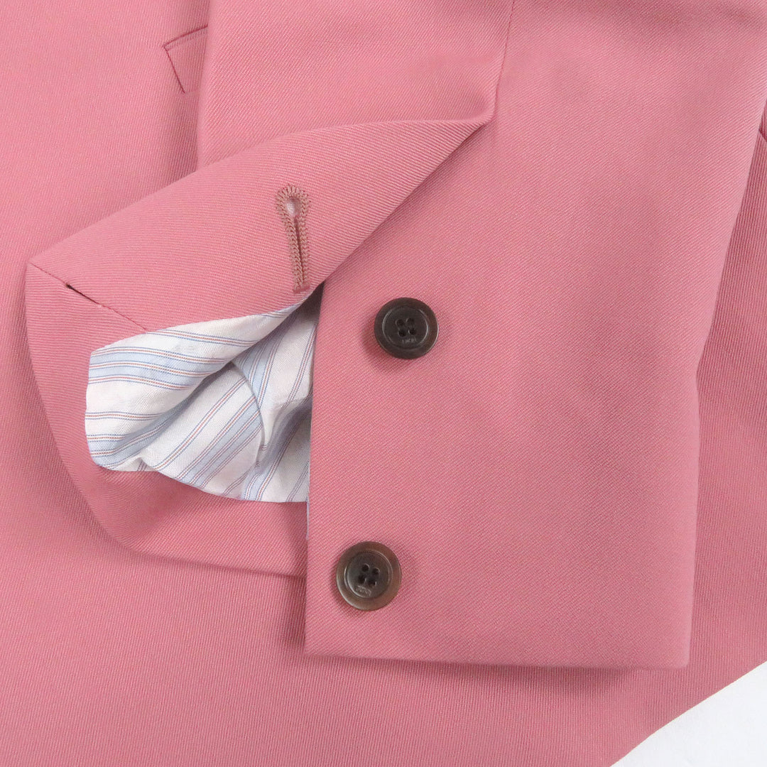 DIOR×Cactus Jack Jacket オフィサーカラージャケット ピンク ウール メンズ 48 283C251A4739 美品