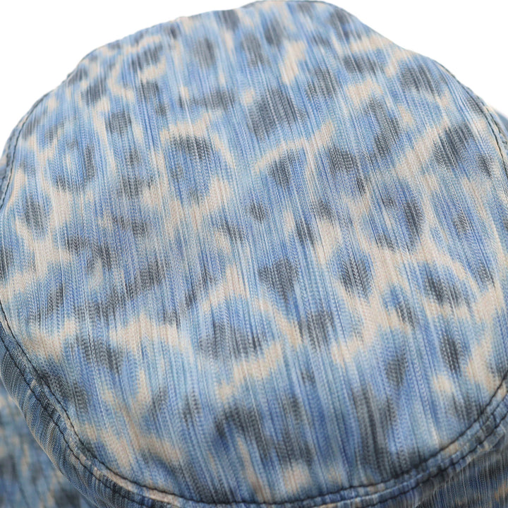 Pristine DIOR Parley hat Forge Oceans Bucket Blue all-over pattern M