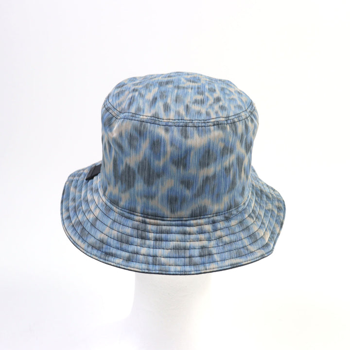 新品 DIOR Parley ハット Forge Oceans Bucket ブルー 総柄 メンズ M 293C906D5547