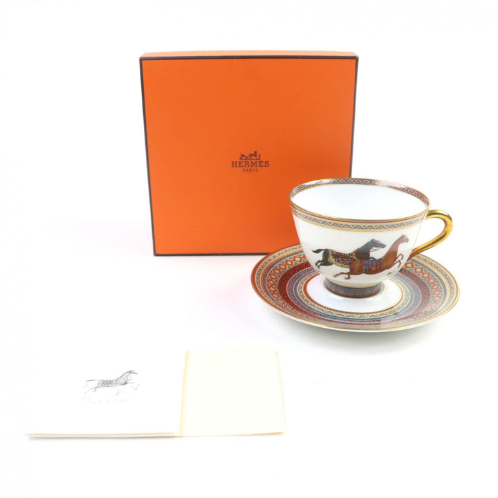 新品 HERMES テーブルウェア シュヴァル ドリアン マルチ 陶器 レディース