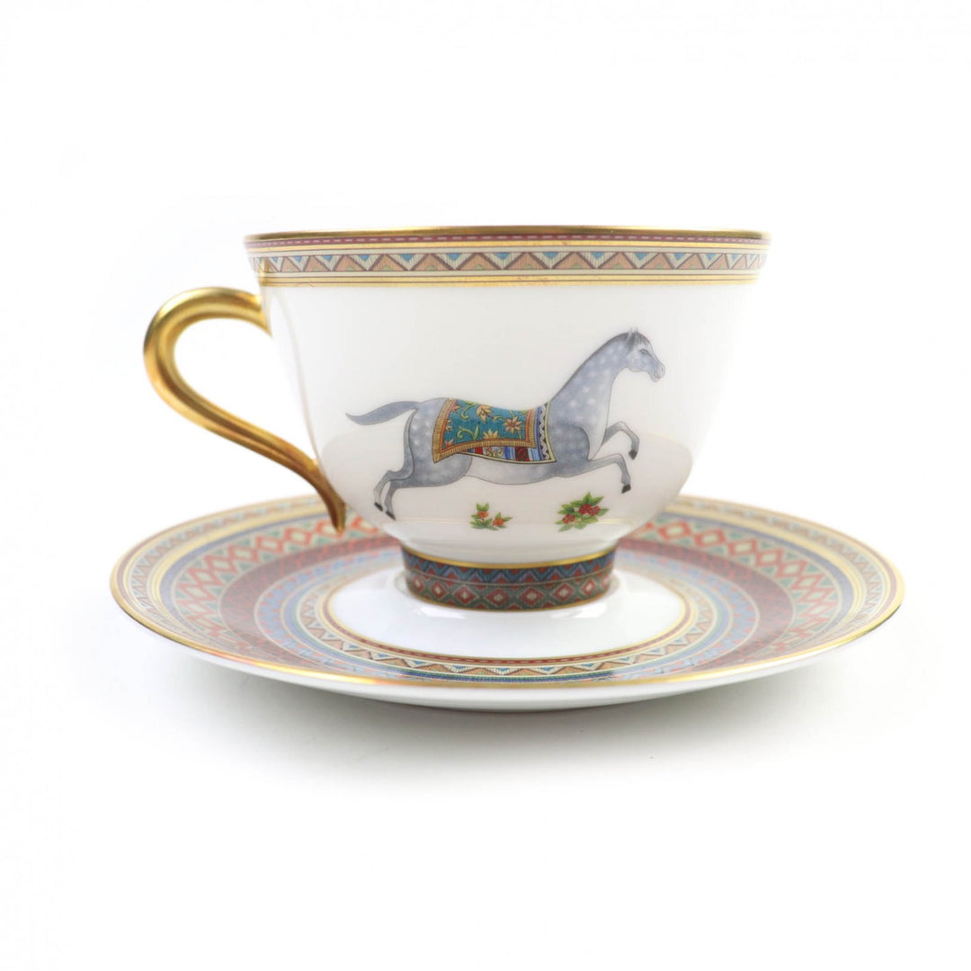 Pristine HERMES Tableware Cheval durian Multi Pottery Women
