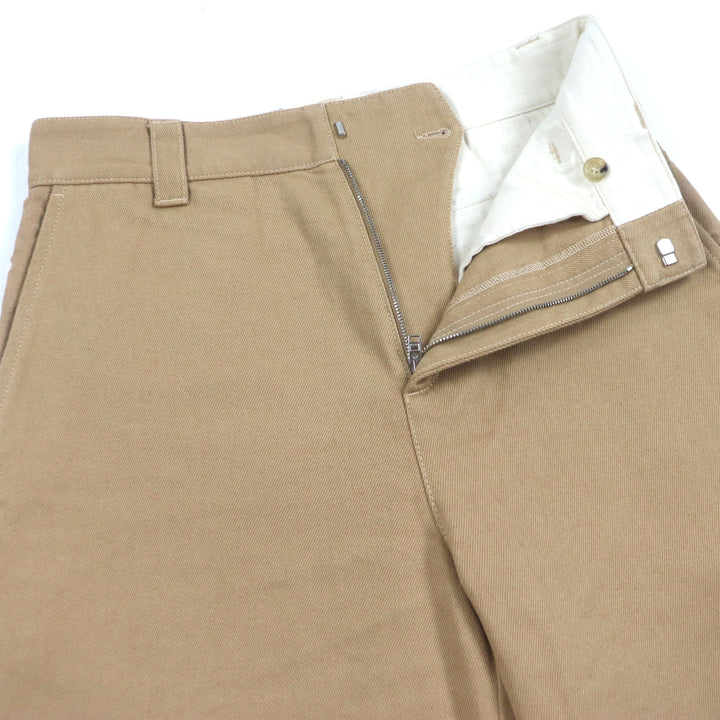 Excellent GUCCI Denim pants Embossed GG logo organic beige cotton mens 44 771458