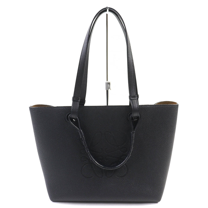 LOEWE トートバッグ アナグラム スモール 2ウェイ レザートートバッグ ブラック レザー A717S72X031100
