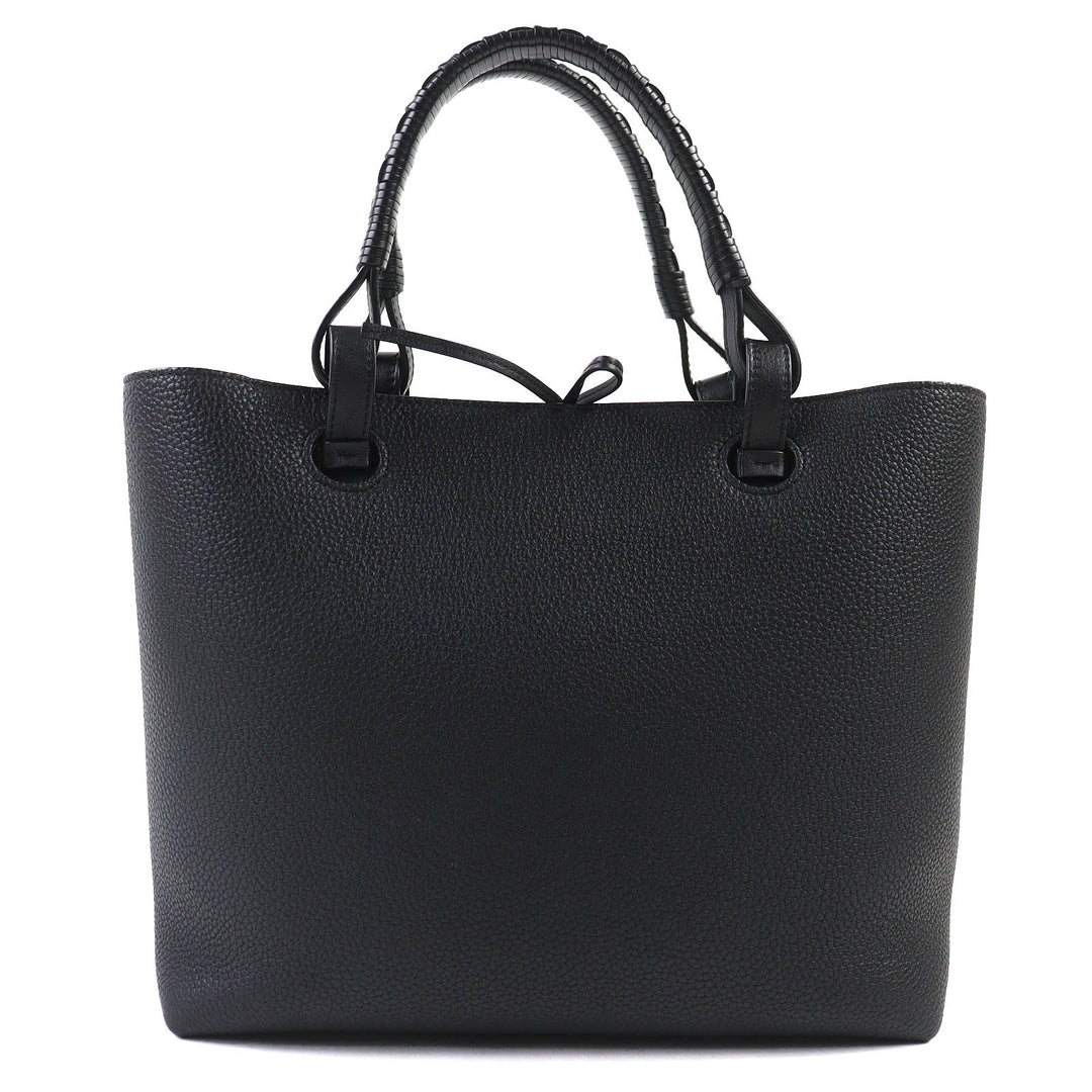 LOEWE トートバッグ アナグラム スモール 2ウェイ レザートートバッグ ブラック レザー A717S72X031100