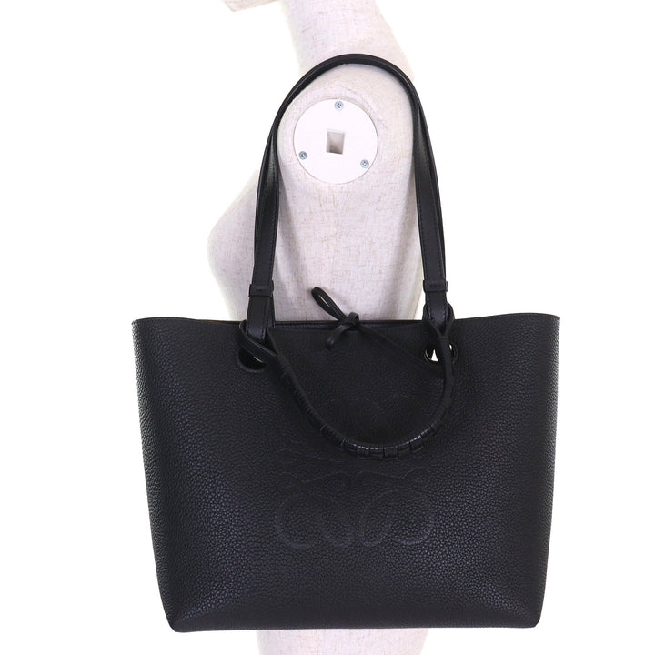 LOEWE トートバッグ アナグラム スモール 2ウェイ レザートートバッグ ブラック レザー A717S72X031100