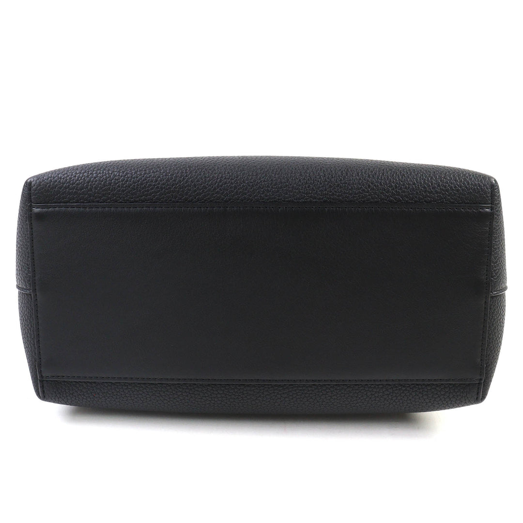 LOEWE トートバッグ アナグラム スモール 2ウェイ レザートートバッグ ブラック レザー A717S72X031100