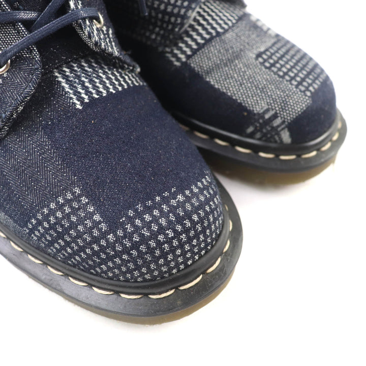 Great Dr.Martens short boots Pascalboro Denim 8-Hole Lace-Up Navy Women