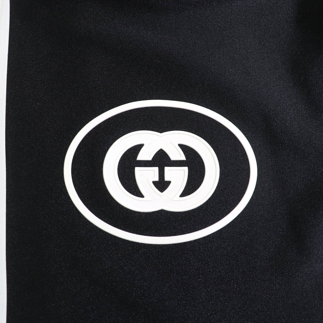 Pristine GUCCI T-shirt Black White Nylon Women XS 688615