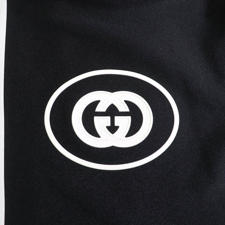Pristine GUCCI T-shirt Black White Nylon Women XS 688615