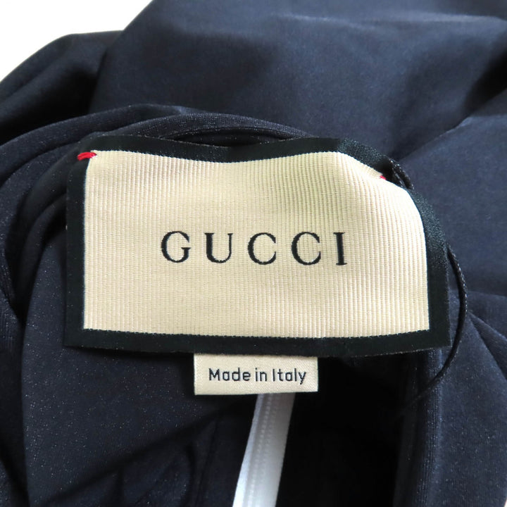 Pristine GUCCI T-shirt Black White Nylon Women XS 688615