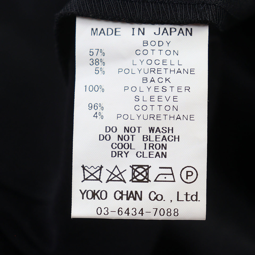素晴らしいYOKO CHAN Tシャツ ブラック コットン レディース 38 YCT-222-049