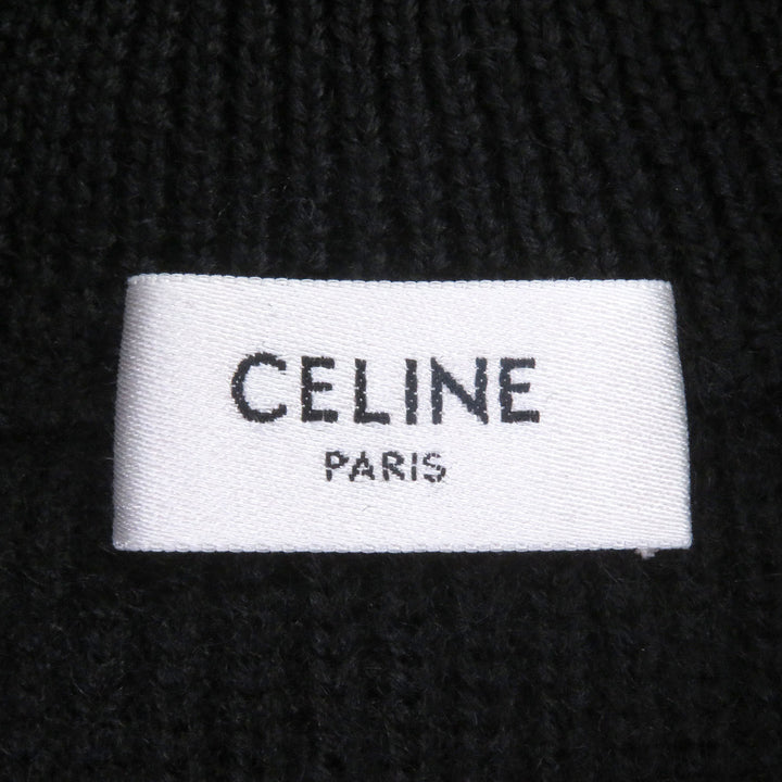 素晴らしいCELINEのエディ・トリオンフ刺繍トラッカーカラーセーター
