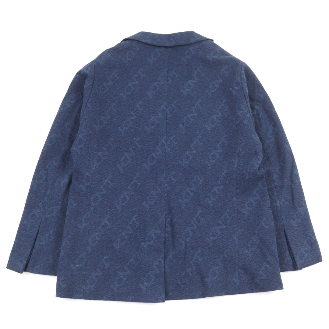 Great KITON tailored jacket All-over logo print, single-breasted 50 UGS0101K06S4203000