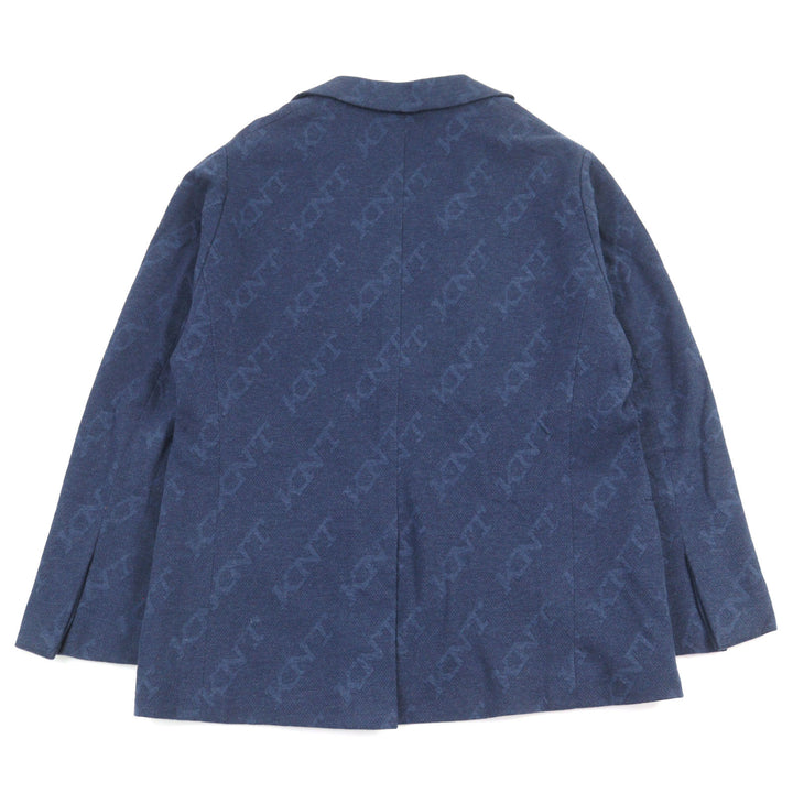 Great KITON tailored jacket All-over logo print, single-breasted 50 UGS0101K06S4203000