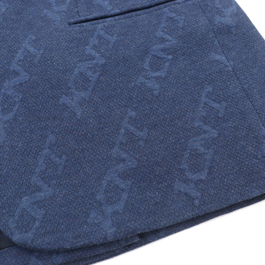Great KITON tailored jacket All-over logo print, single-breasted 50