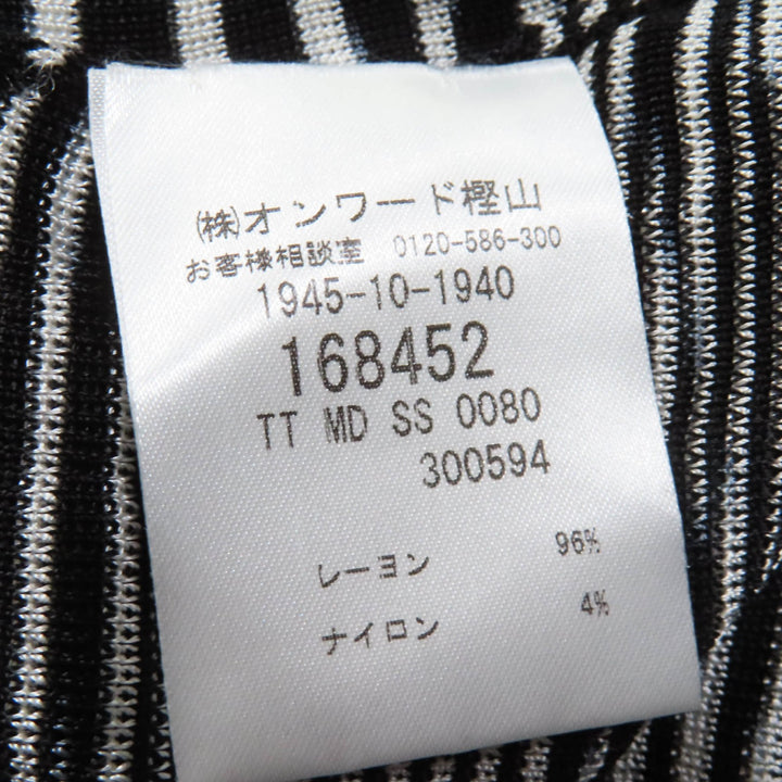 素晴らしいミッソーニアンサンブル長袖ニットカーディガンノースリーブトップスブラックレーヨンレディース