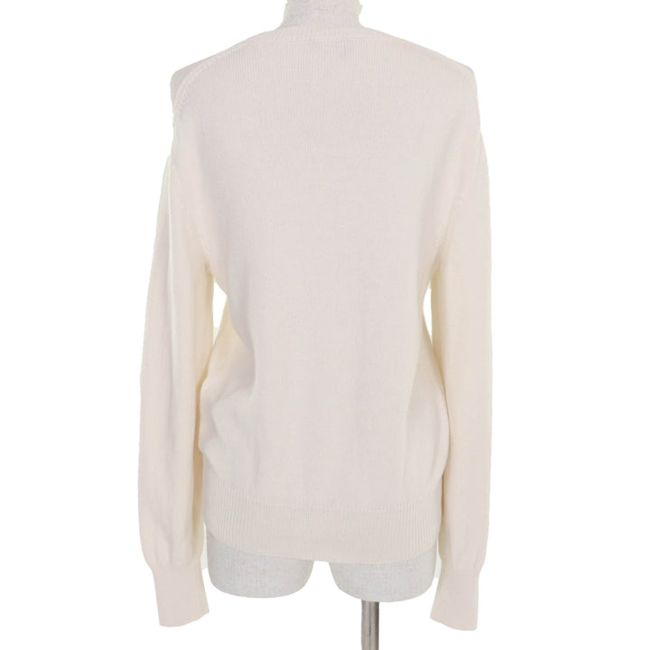 Great LOUIS VUITTON knit LOUIS 4 VUITTON long sleeve Ivory cotton Women L