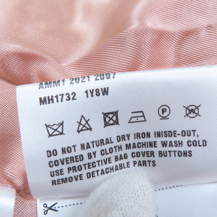 Excellent MIUMIU Jacket Cropped sequined tweed dress pink Virgin wool Women 36 MH1732