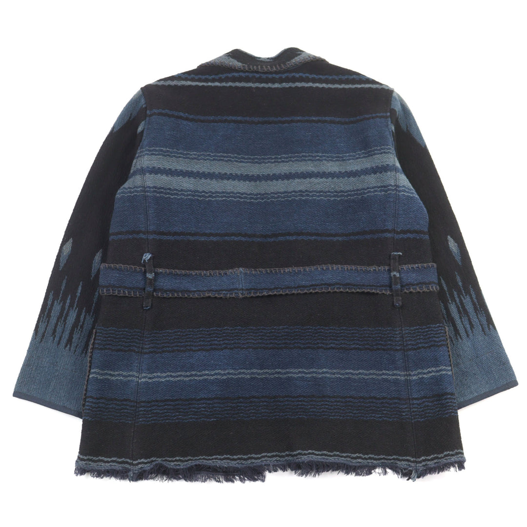 Pristine RRL Jacket Indigo Native Belted Rug multicolor cotton men
