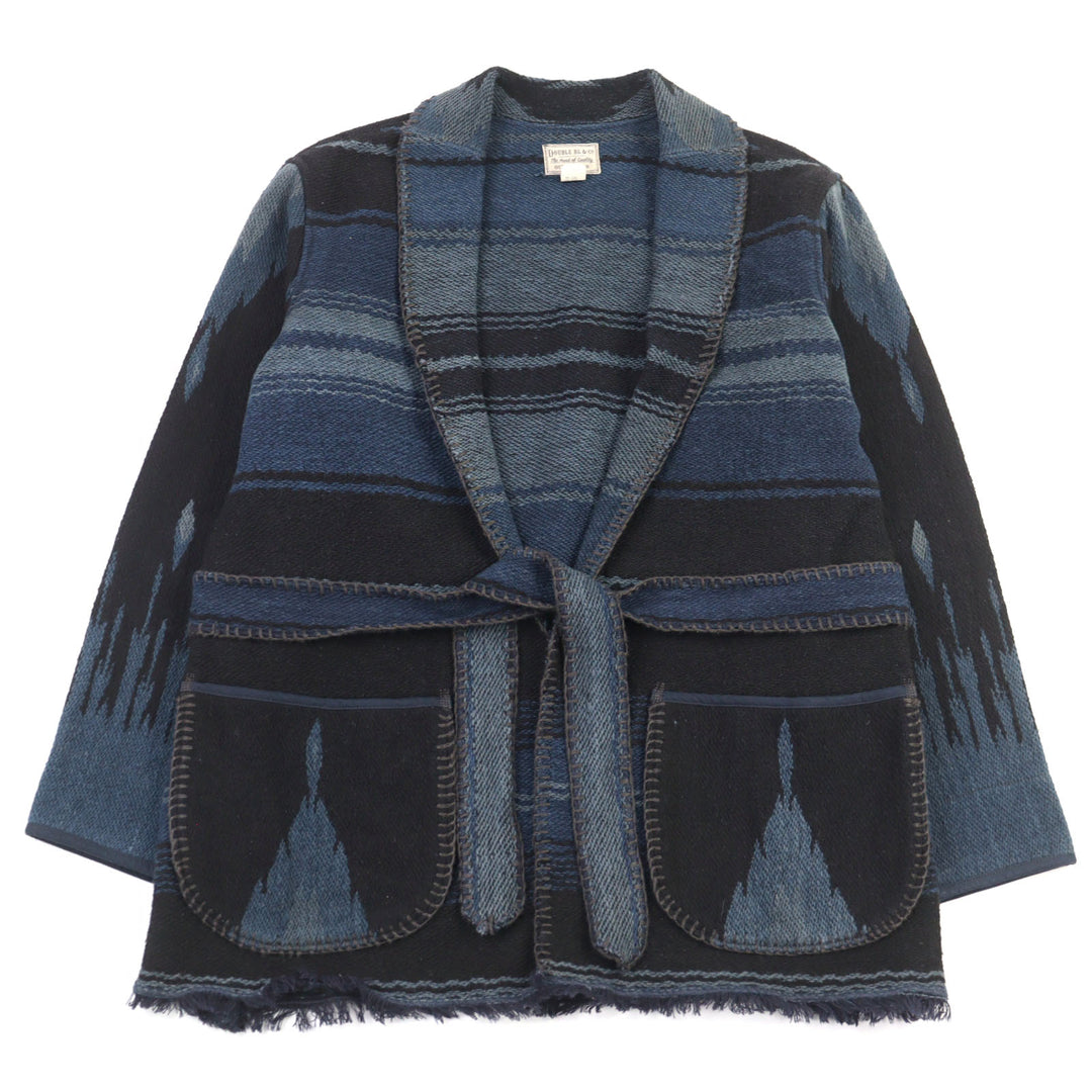 Pristine RRL Jacket Indigo Native Belted Rug multicolor cotton men