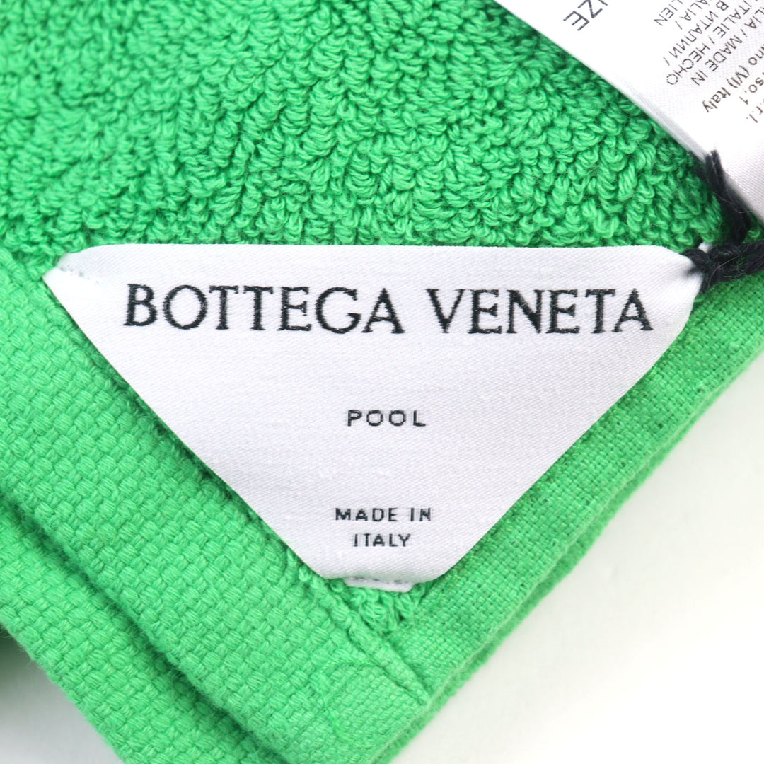 Pristine BOTTEGAVENETA towel BEACH TOWEL COTTON TERRY Terry cloth, large 651118