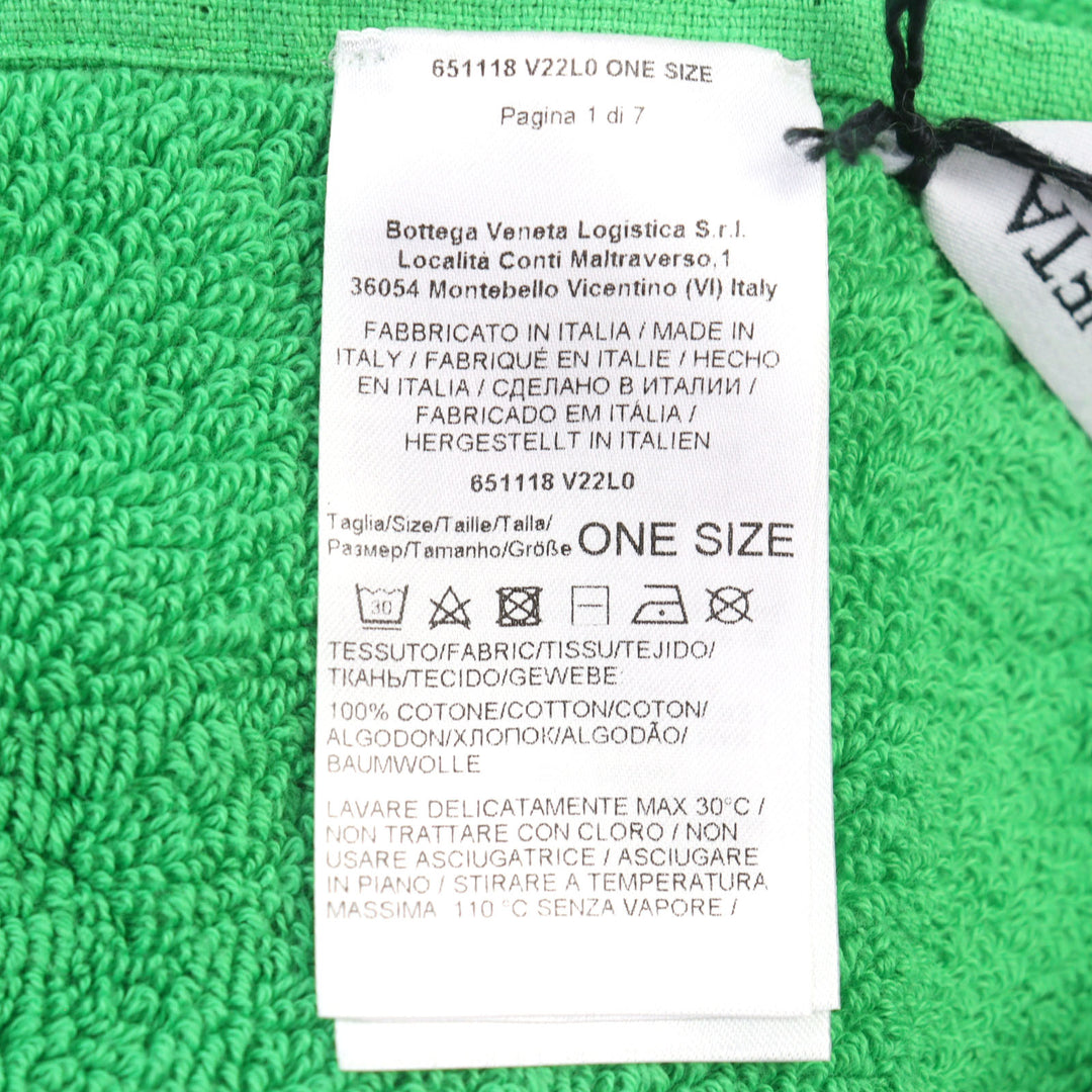 Pristine BOTTEGAVENETA towel BEACH TOWEL COTTON TERRY Terry cloth, large 651118