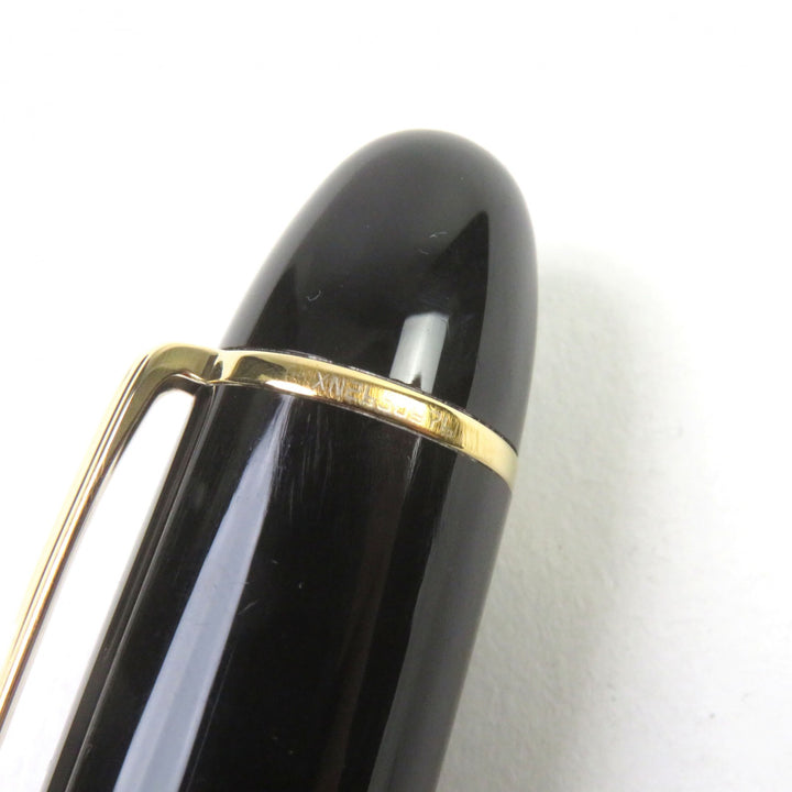 Great MONTBLANC fountain pen Meisterstck 149 White Star logo engraving 18K