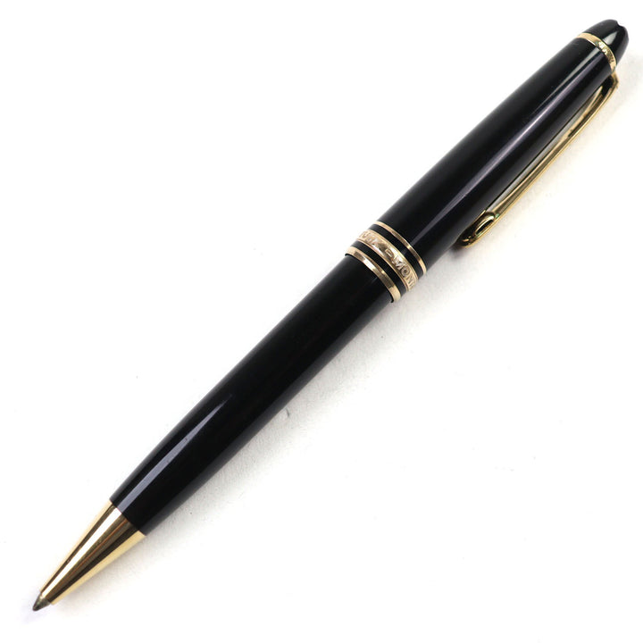 Very Good MONTBLANC Ballpoint pen Meisterstück Classic White Star Twist style