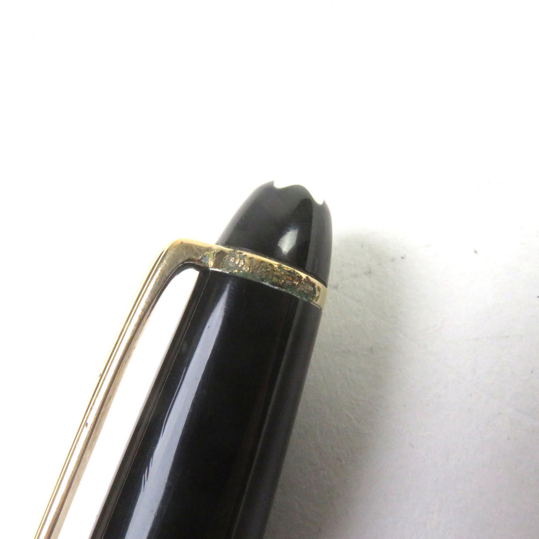 Very Good MONTBLANC Ballpoint pen Meisterstück Classic White Star Twist style
